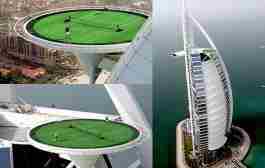 بلندترین زمین تنیس جهان در دبی