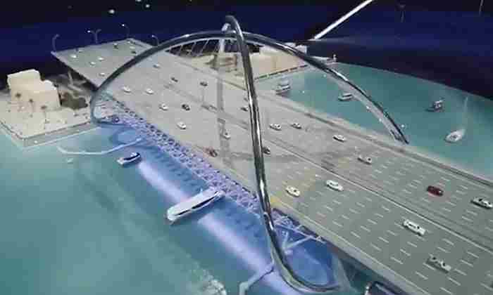یک پل جدید و زیبا روی خور دبی- پل اینفینیتی دبی