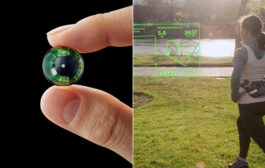آزمایش لنزهای تماسی هوشمند با نمایشگر واقعیت افزوده برای اولین بار