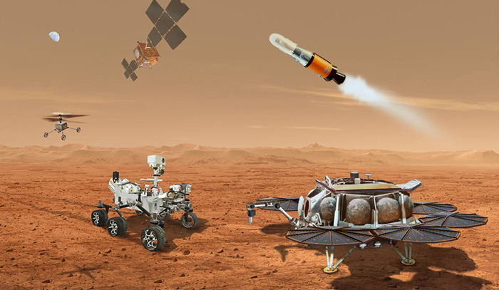 پروژه ناسا برای باز گرداندن نمونه های مریخ به زمین